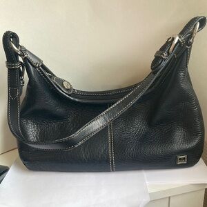 The Sak Black Leather Shoulder Bag